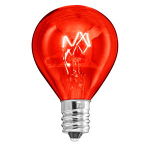 Glühbirne 20 Watt Light Bulb - Red