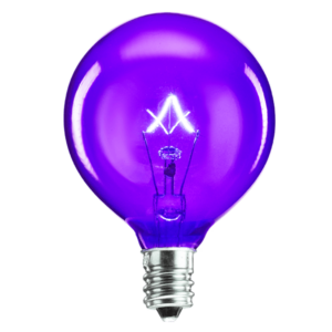 Glühbirne 25 Watt Light Bulb - Purple