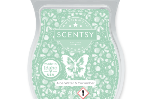 aloe water and cucumber scentsy bar