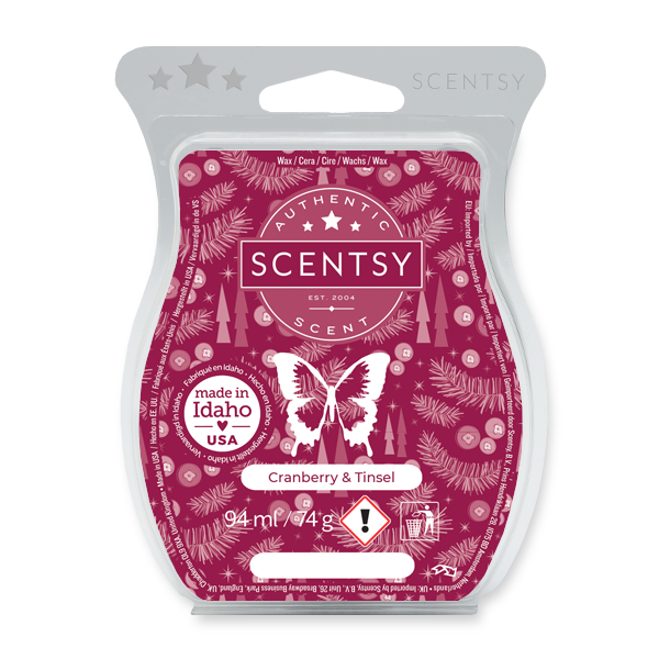 Cranberry & Tinsel Scentsy Bar