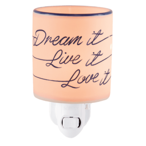 Dream It, Live It, Love It Elektrische Miniduftlampe