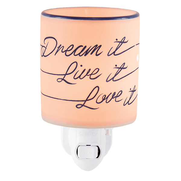 Dream It, Live It, Love It Elektrische Miniduftlampe