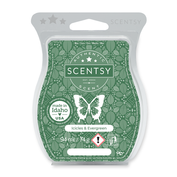 Icicles & Evergreen Scentsy Bar