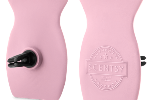 Pink Cotton Scentsy Car Bar Clip