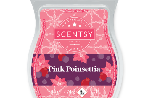 Scentsy Bar Pink Poinsettia