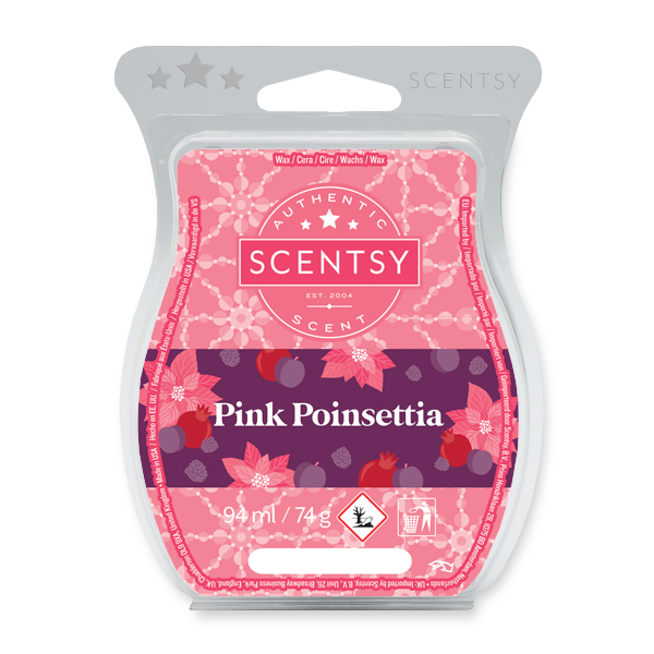 Scentsy Bar Pink Poinsettia